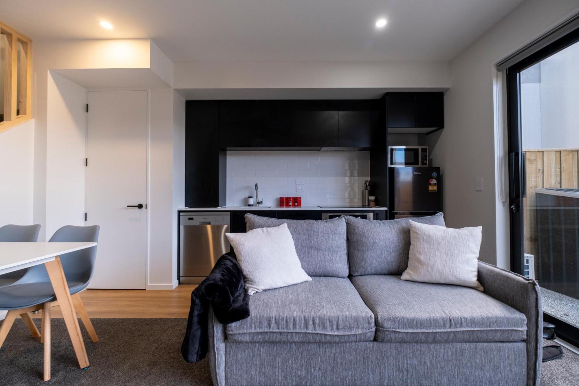 Luxury 2 Bed Townhome In Cbd Christchurch Exteriör bild