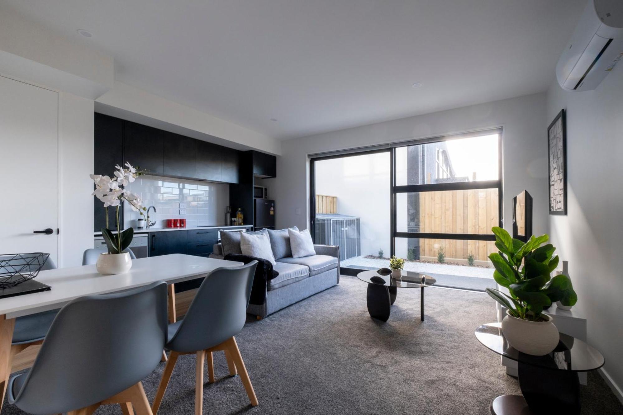 Luxury 2 Bed Townhome In Cbd Christchurch Exteriör bild