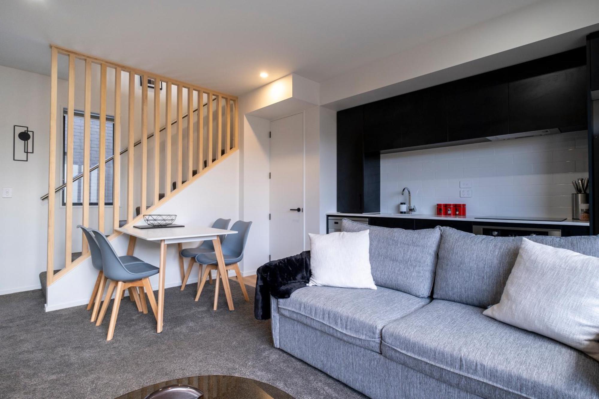 Luxury 2 Bed Townhome In Cbd Christchurch Exteriör bild