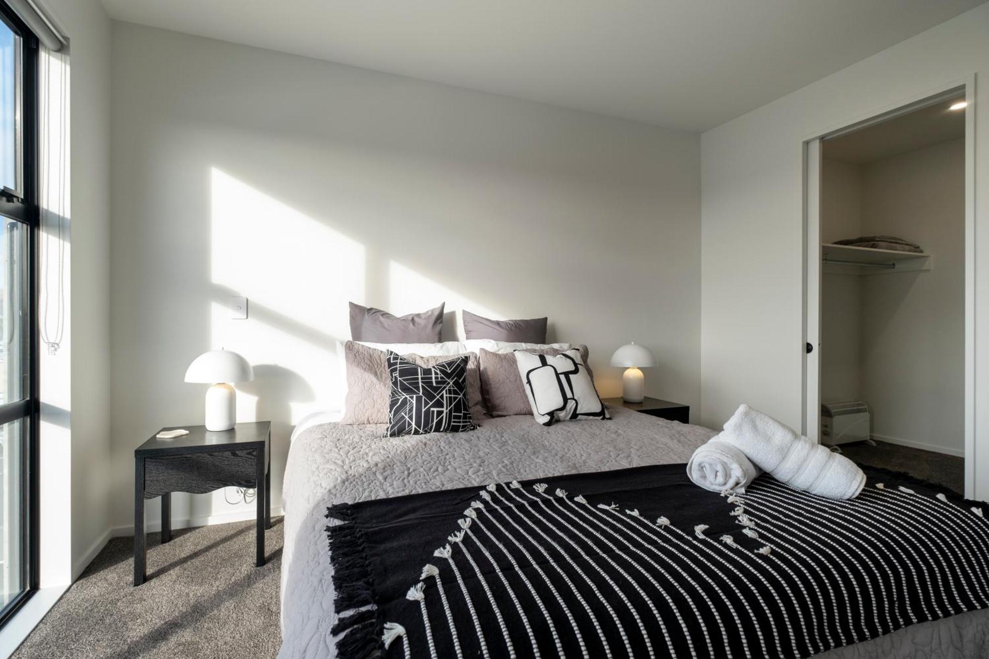 Luxury 2 Bed Townhome In Cbd Christchurch Exteriör bild