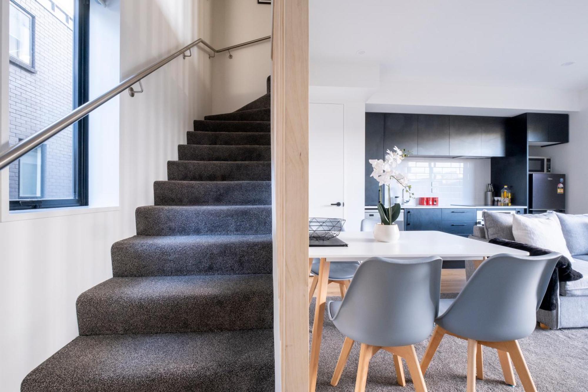 Luxury 2 Bed Townhome In Cbd Christchurch Exteriör bild